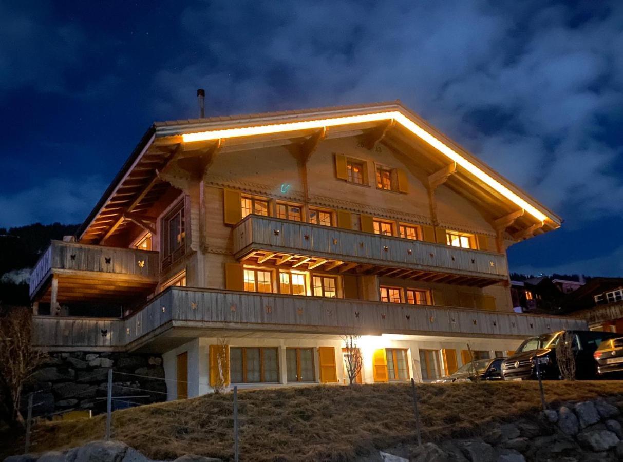 Chalet Butterfly Adelboden Esterno foto