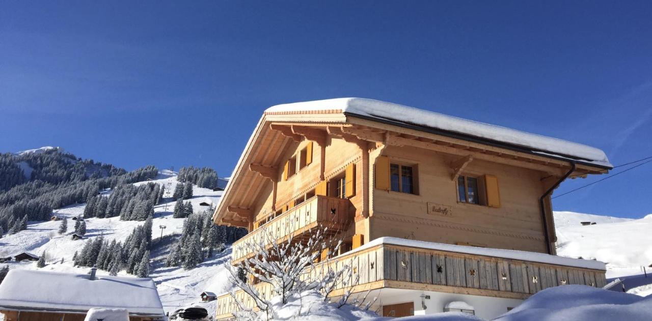 Chalet Butterfly Adelboden Esterno foto