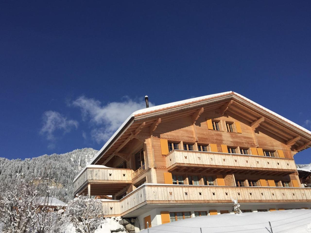 Chalet Butterfly Adelboden Esterno foto